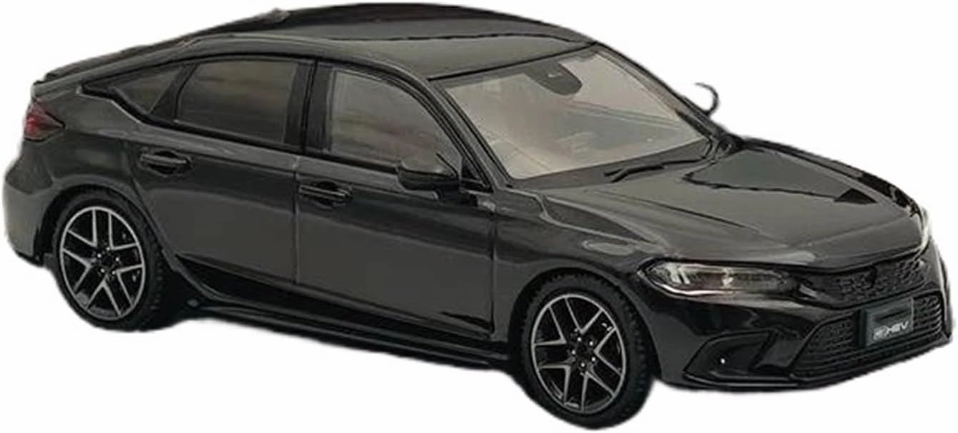 Metal Die Cast Toy Cars 1/43 for FL4 E:HEV Black Diecast Models Car Collection Auto for Collectors and Adult Enthusiasts for Home Or Office Décor