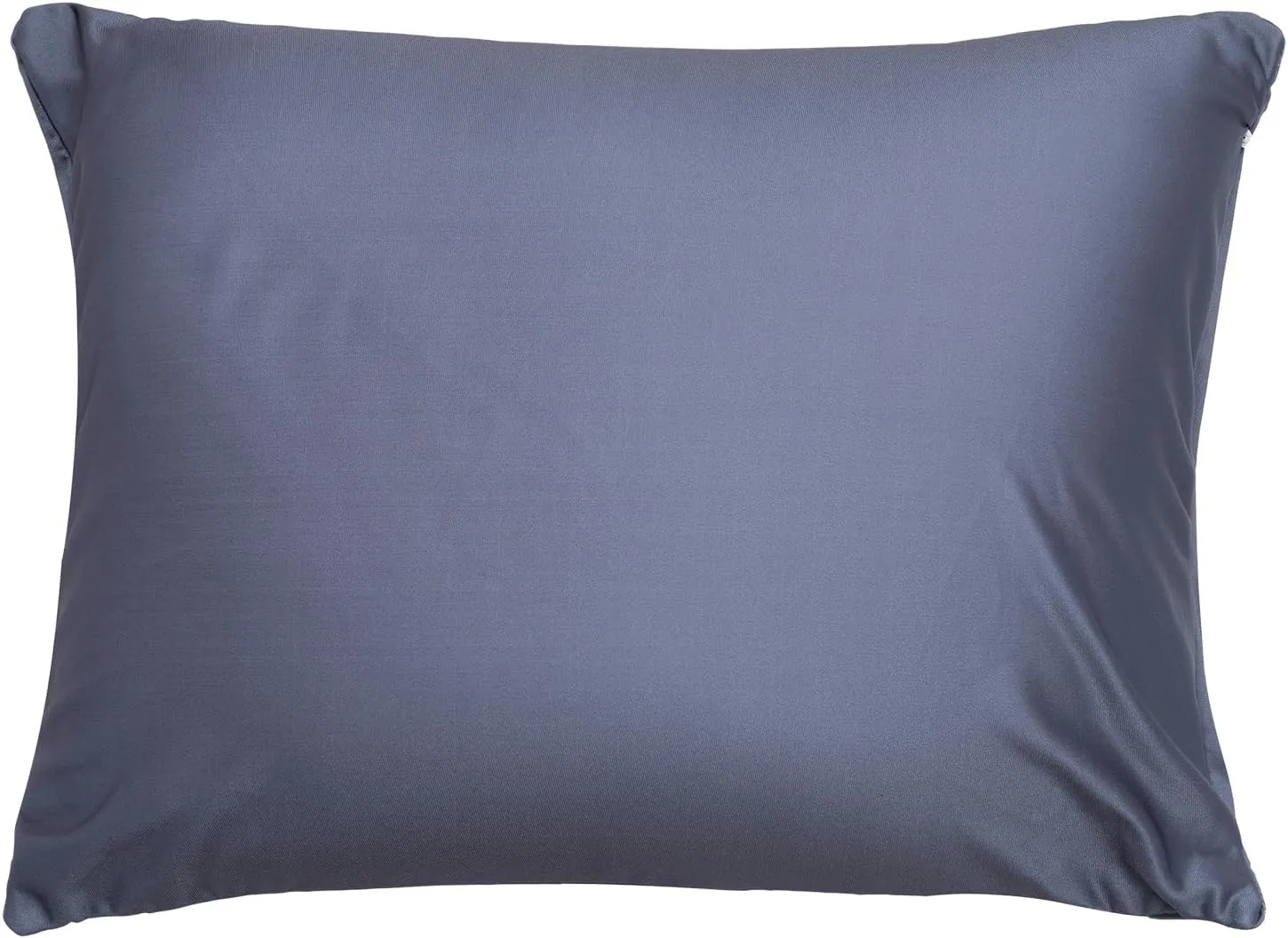 Microbead Throw Pillow with Removable Cover Bed Body Microbead Pillow Neck Head Back Support, Spandex Soft Silky Fabric for Sleeping and Travel Sofa Bedroom Comfortable (Space Gray)