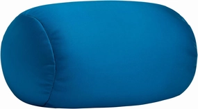 Microbead Neck Body Pillow Tube Microbead Bolster Bean Smooth Cool Pillow Neck Cervical Roll Pillow for Sleeping 7 x 12Inch Throw Travel Pillow (Pine Green)