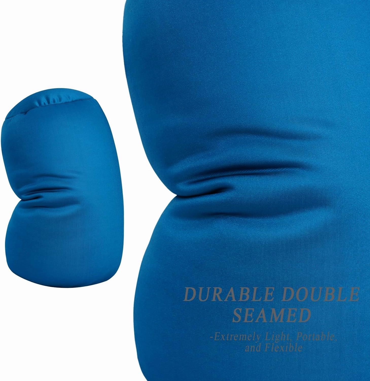 Microbead Neck Body Pillow Tube Microbead Bolster Bean Smooth Cool Pillow Neck Cervical Roll Pillow for Sleeping 7 x 12Inch Throw Travel Pillow (Pine Green)