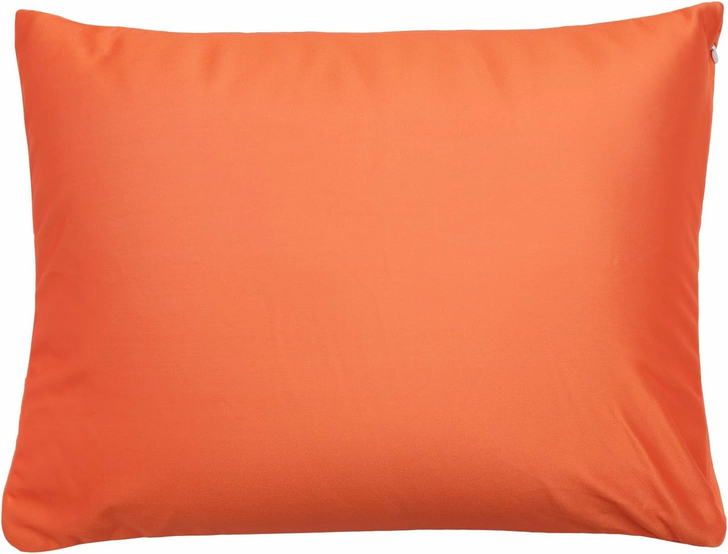 Microbead Throw Pillow with Removable Cover Bed Body Microbead Pillow Neck Head Back Support, Spandex Soft Silky Fabric for Sleeping and Travel Sofa Bedroom Comfortable (Carrot Color)