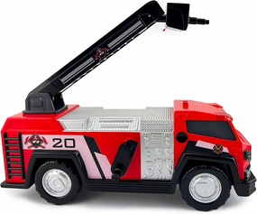 Mighty Fleet Power Movers 15" Interactive Fire Truck Toy w/Lights & Sounds, Firetruck Motorized Ladder, Realistic Design & Batteries Included - Age 3 