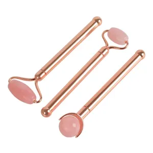 Mikinona 1set Natural Jade Rolling Face Tool for Home and Travel Multi-functional Roller Reduces Puffiness and for Spa Routine