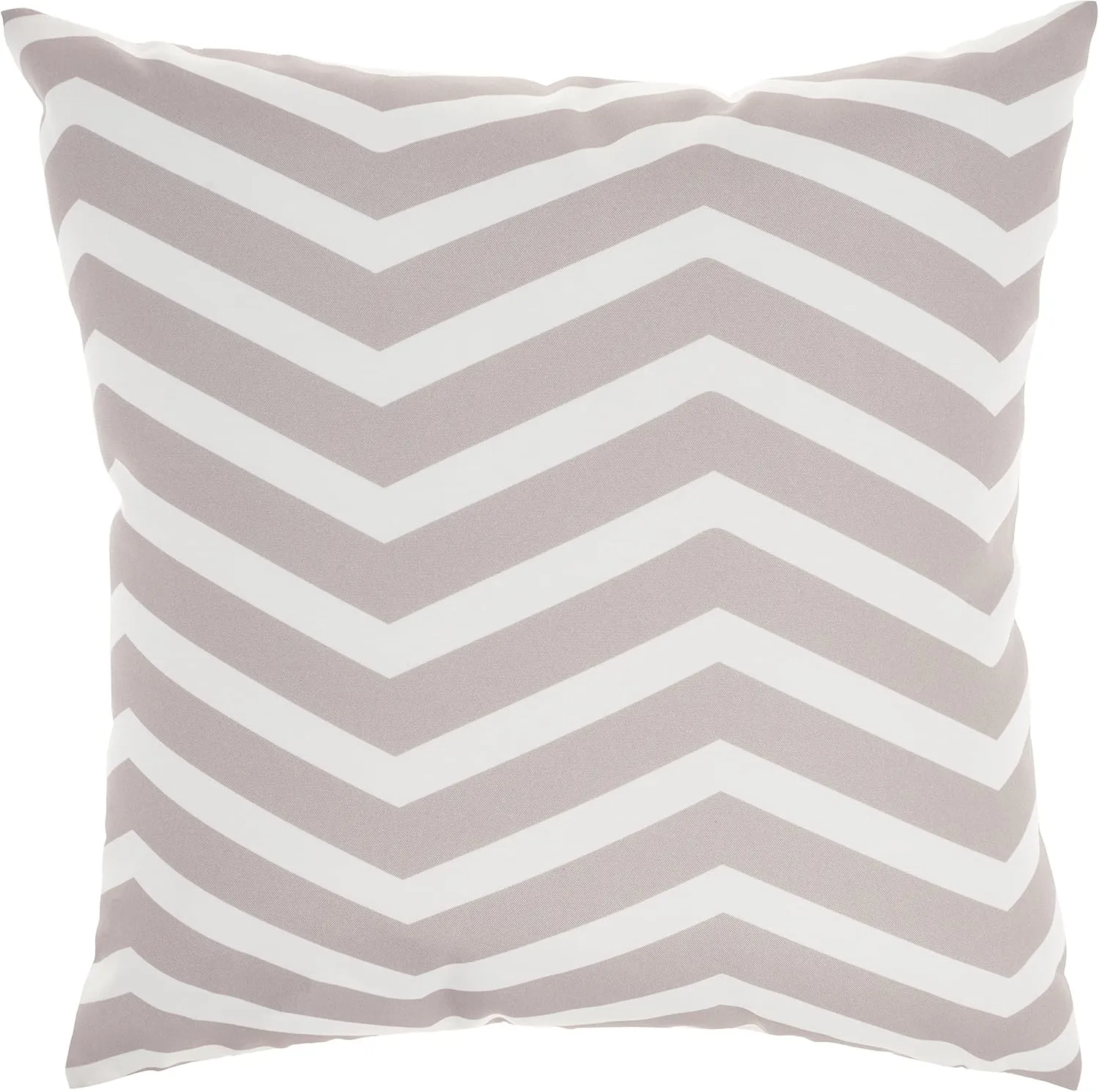Mina Victory Aloha Floral Natural 20" x 20" Outdoor Throw Pillow, Botanical, Patio, Couch, Bench, Easy Clean, Zipper Closure,