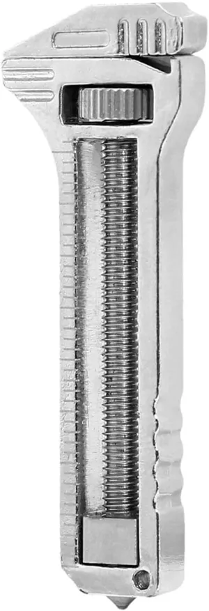 Mini Multitool Wrench, Compact Titanium Multitool, Mini Alloy Multi-tool for Everyday Prep, Beer Opener, Backpacking, Camping, and Hiking(2Pcs)
