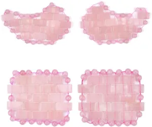 Mini Rose Quartz Eye Mask 100% Natural Jade Mask Tool,Type 04