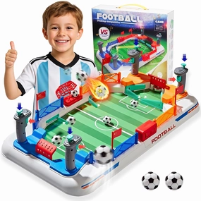 Mini Foosball Table Soccer Game for Kids：Birthday Gift Toys for 3 4 5 6 7 8-12 Year Old Boys and Girls，Indoor Sports Soccer Toy Board Game ，Fun Ideal for Family Gatherings