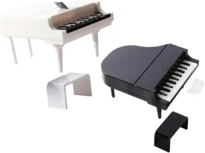 Miniature Piano for Doll House Mini House Piano Mini Model Miniature Ornament DIY Decorative Accessory