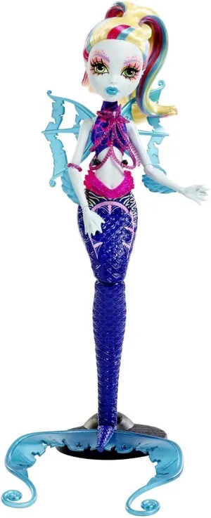 Monster High Great Scarrier Reef Glowsome Ghoulfish Lagoona Blue Doll