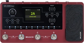 MOOER GE150 Pro Li New Guitar Amp Modelling Multi Effects Pedal Built-in 9 hrs Battery with 4 Footswitches, IR Loader, Type-C USB Audio Interface