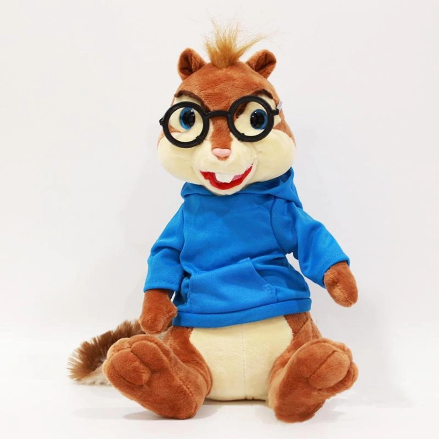 Movie Toys Alvin and The Chipmunks Plush Dolls Cute Chipmunks Stuffed Toys Kids Gift,Alvin, Theodore&Simon Toys (Blue Red Green)