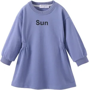 Mud Kingdom Little Girls Love Heart Smocked Sweatshirt Dress Long Sleeve Colorful