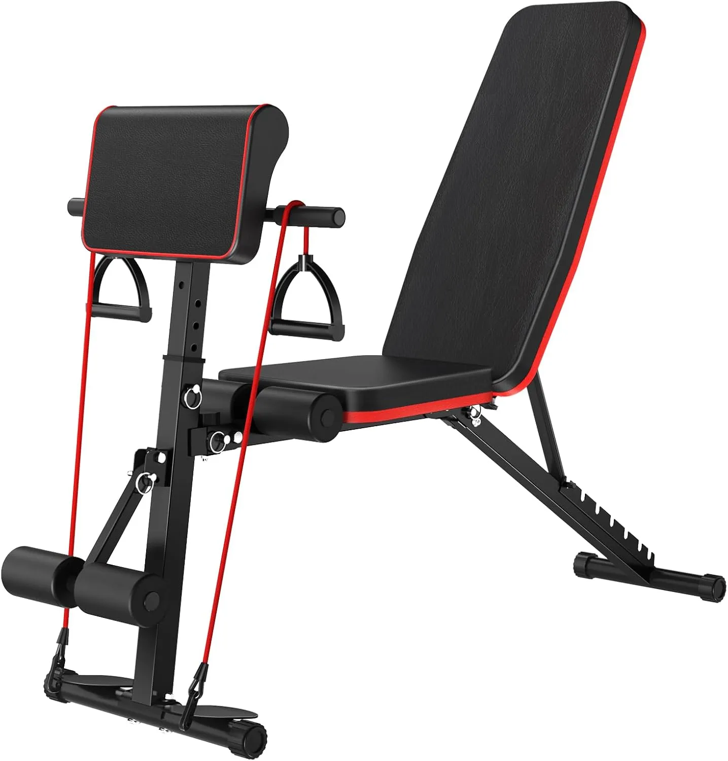 Multi Gears Adjustable Weight Bench Workout Bench for Home Gym, Multi-Purpose Workout Bench for Decline Sit-Up Foldable Incline Decline Flat Exercise Bench for Full Body Strength Training