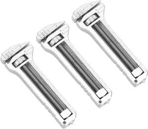 Multifunctional Mini Wrench EDC Compact Tool for Outdoor Activities Mini Multitool Wrench Multifunctional Wrench Bottle Opener EDC Compact Multitool Wrench Adjustable Multitool