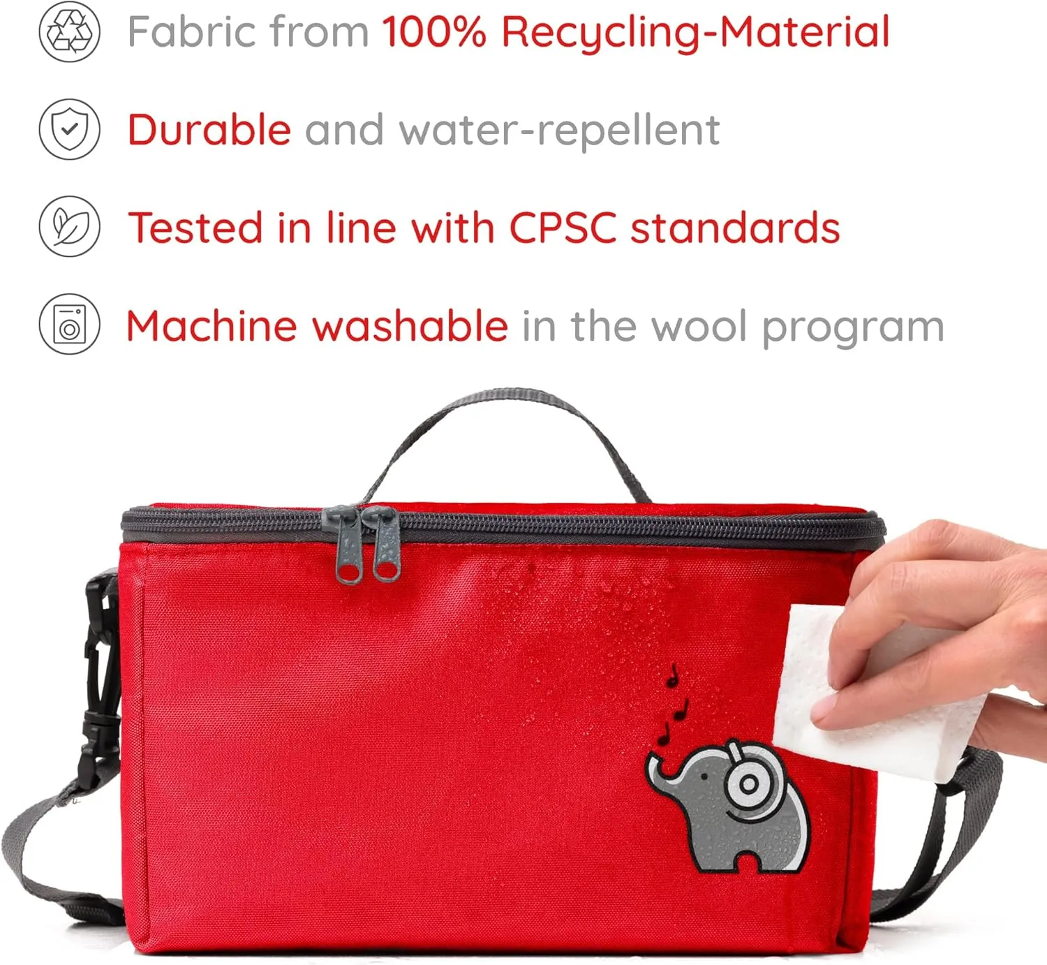 Musicbox bag for Toniebox [   net bag for Tonie storage ] FLEXIBLE TRANSPORT BAG FOR TONIEBOX Bag for figures and box including accessories I with recycled PET