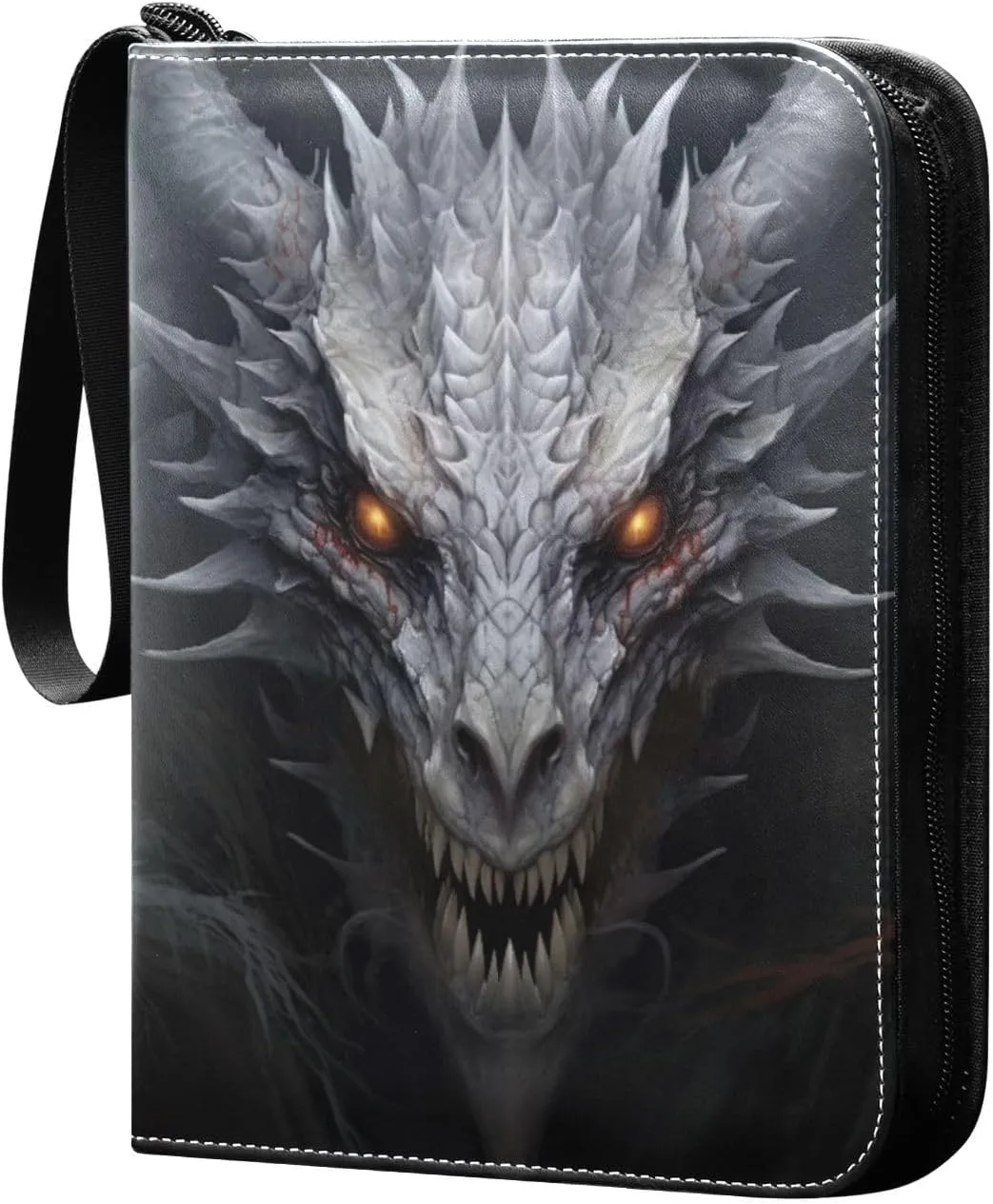Nander Dragon Head Card Binder 400 Pockets,Trading Card Binder with Sleeves,Baseball Card Binder, Trading Card Albums Sports Card Binder Collectible for Football Card,Game Card