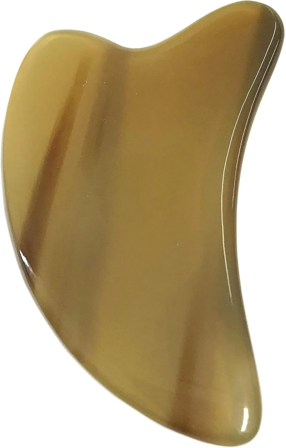 Natural African Buffalo Horns Hand-Made Scraping Board for Face, Eye and Body for Massage Detoxification, SPA Massage, Beauty and Skin Care Tool