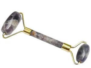 Natural purple amethyust Face roller massager
