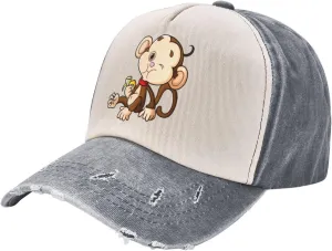 Naughty Monkey Baseball Cap for Men Women Baseball Caps Vintage Trucker Caps Sun Hat