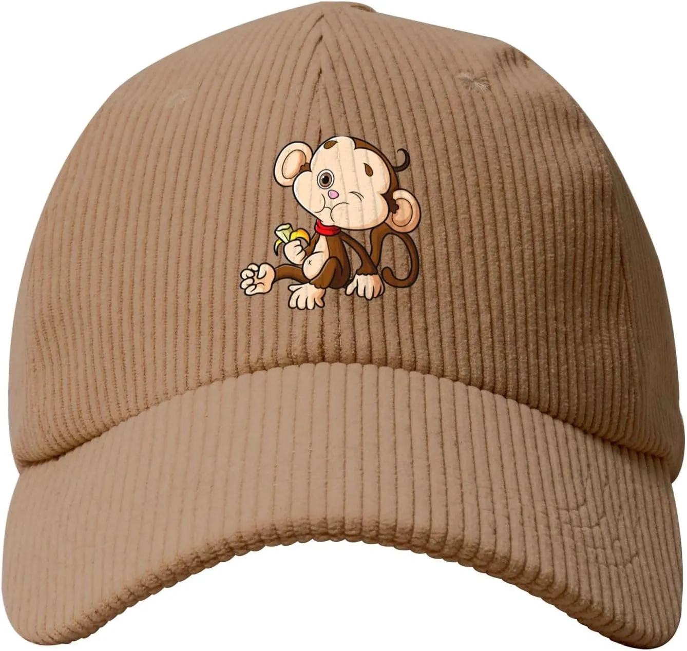 Naughty Monkey Baseball Cap for Men Women Corduroy Baseball Caps Trucker Caps Sun Hat