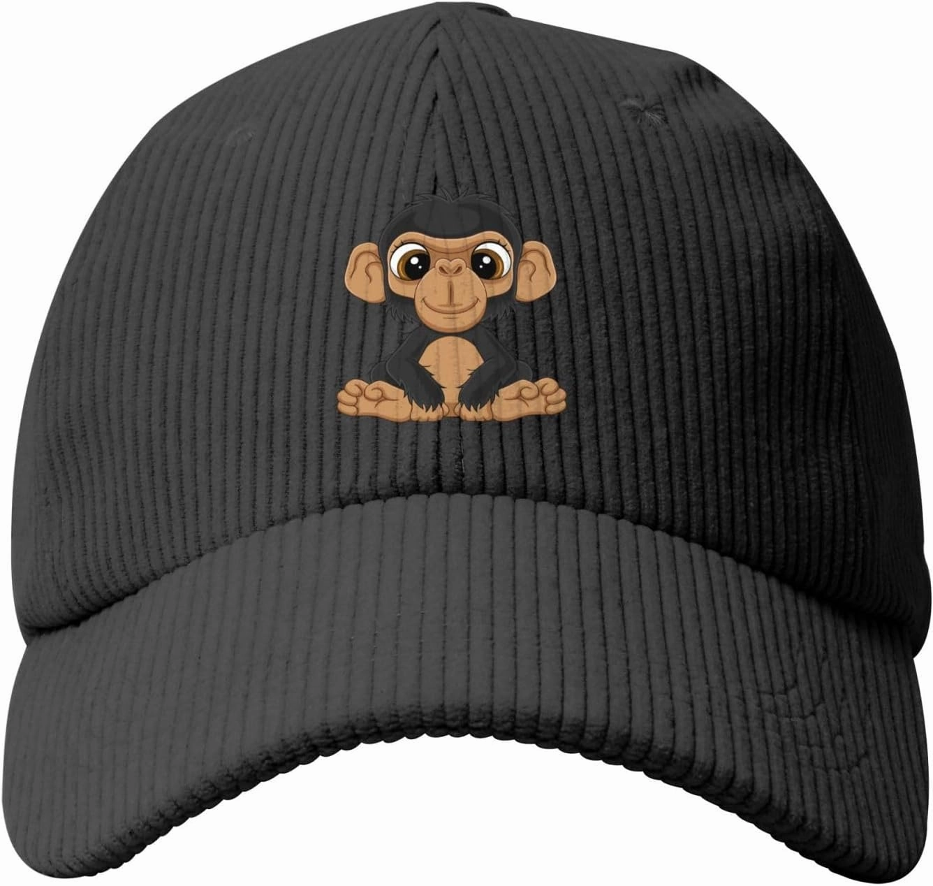 Naughty Monkey Baseball Cap for Men Women Corduroy Baseball Caps Trucker Caps Sun Hat