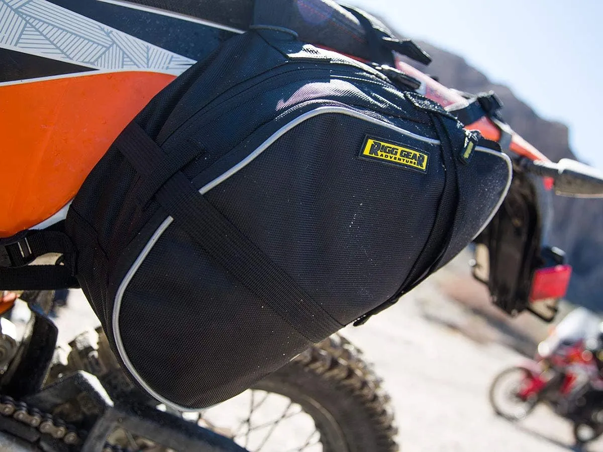 Nelson-Rigg Black Dual Sport Enduro Saddlebags, Fits Most Dual Sport/Enduro KTM Honda Yamaha & Suzuki Models