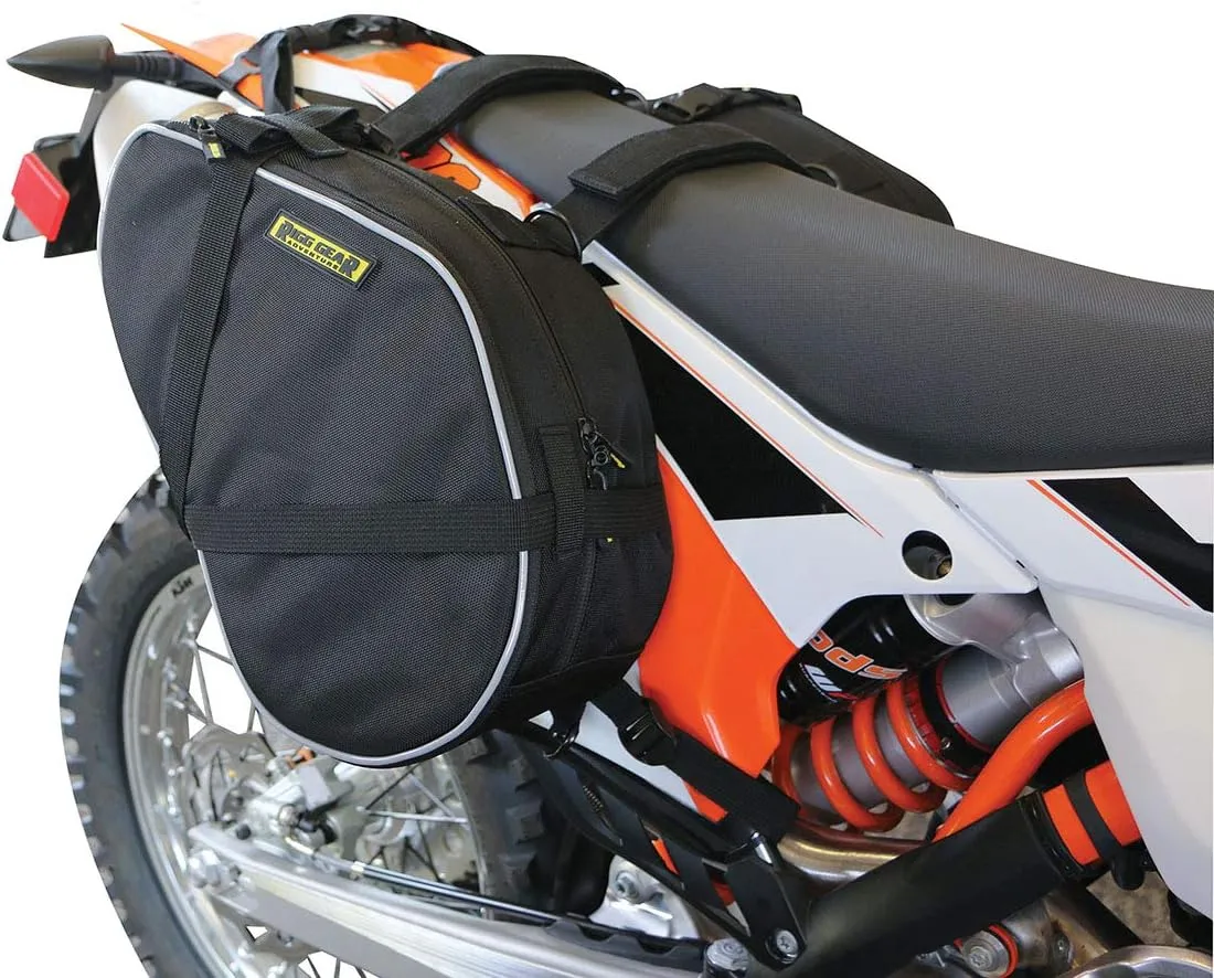 Nelson-Rigg Black Dual Sport Enduro Saddlebags, Fits Most Dual Sport/Enduro KTM Honda Yamaha & Suzuki Models
