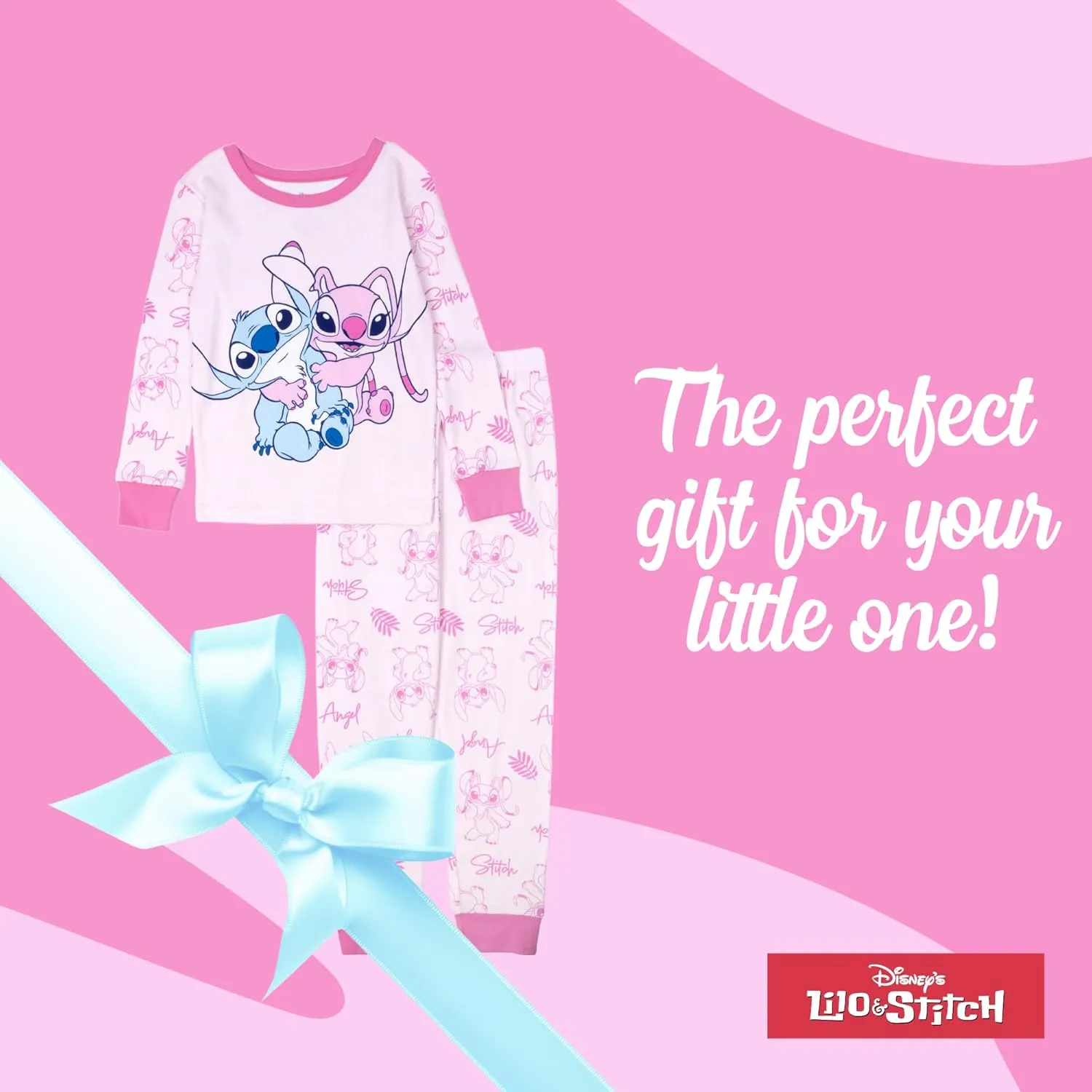 Nickelodeon Girls' Paw Patrol 2-Piece Snug-fit Cotton Holiday Pajama Set, Soft & Cute for Kids