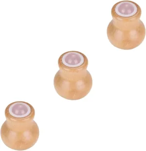 NOLITOY 3pcs Jade Face Roller Massager for Skin Care Portable Tool for Tension Relief Puffiness Reduction and Relaxation Handle Jade for Home Travel Use