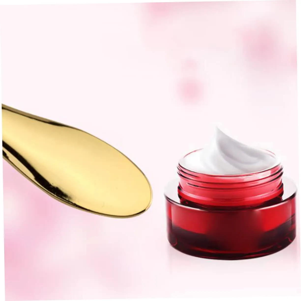 NOLITOY 3sets Scoop Shaped Massage Stick Ends for Smooth Skin Care Portable and Compact Design for Eye Essence Application and Puffiness Reduction