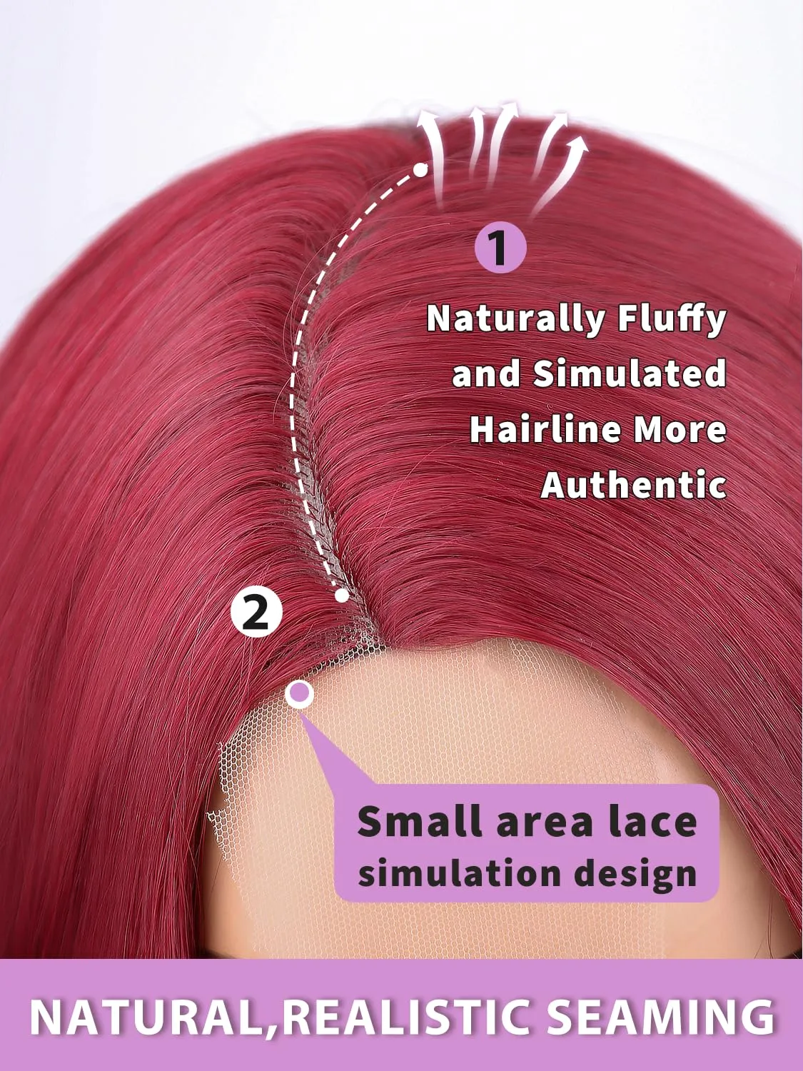 NOSTALGIA 99j Burgundy Wig Glueless Long Wavy Red Wigs for Women 28 Inch Curly Wig Side Part Wine Red Colored Wigs for Daily PartyUse