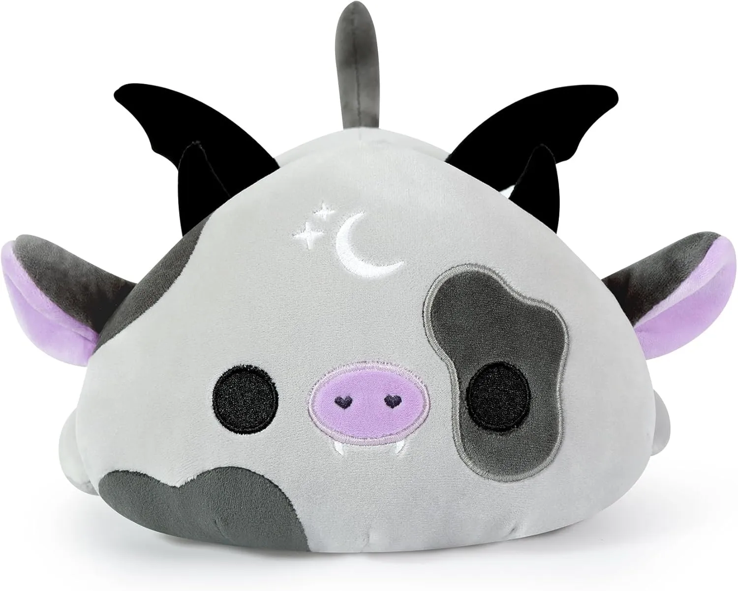 Onsoyours Original Cute Bat Cow Plushie, Soft Stuffed Cow Squishy Plush Animal Toy Cow with Wings Bat Pillow for Kids (Bat Cow, 12")