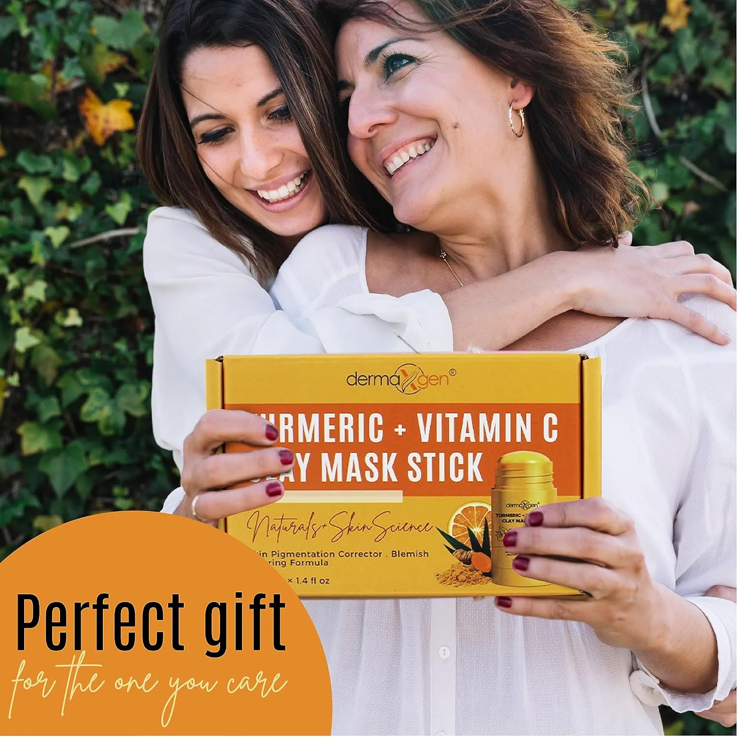 Organic Clay Mask Stick – Turmeric Mask Stick for Acne Scars & Pore Cleansing – Helps Even Skin Tone & Improve Texture – All-Natural Skin Repair Formula – 1.4 Fl Oz (Pack of 3)