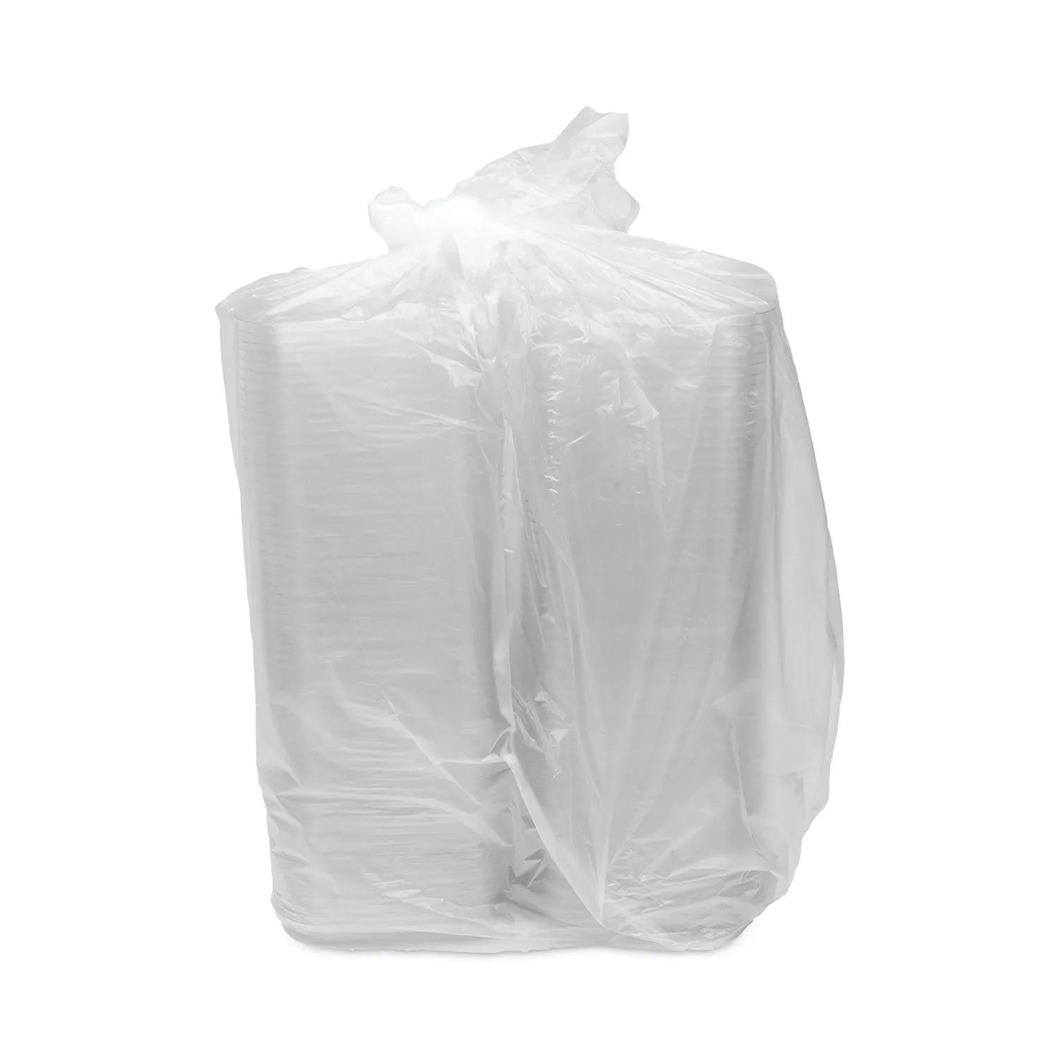 Pactiv Evergreen EarthChoice Recycled PET Container Lid, For 8 oz/12 oz/16 oz Container Bases, 5.5 x 5.5 x 0.38, Clear, Plastic, 504/Carton