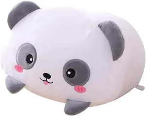 Panda Plush Stuffed Animal, Soft Panda Plush Hugging Pillow Cylindrical Body Pillow Toy Gifts for Kids, 33.5"