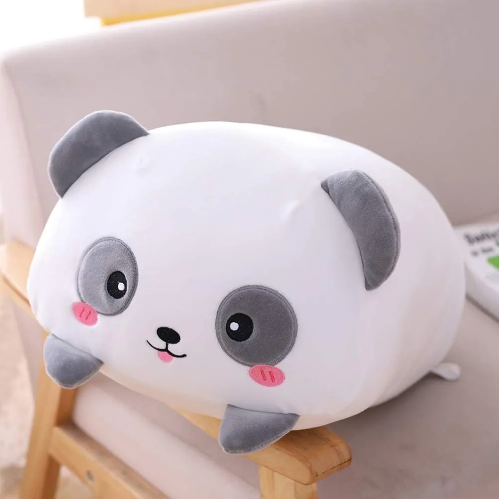 Panda Plush Stuffed Animal, Soft Panda Plush Hugging Pillow Cylindrical Body Pillow Toy Gifts for Kids, 33.5"
