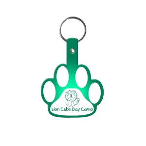 Paw Flexible Key Tag