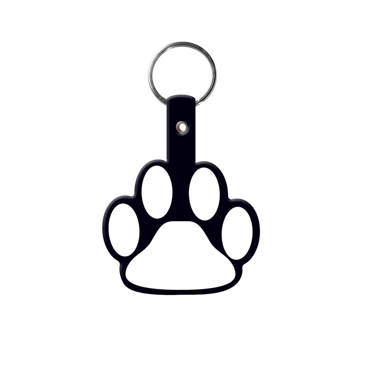 Paw Flexible Key Tag