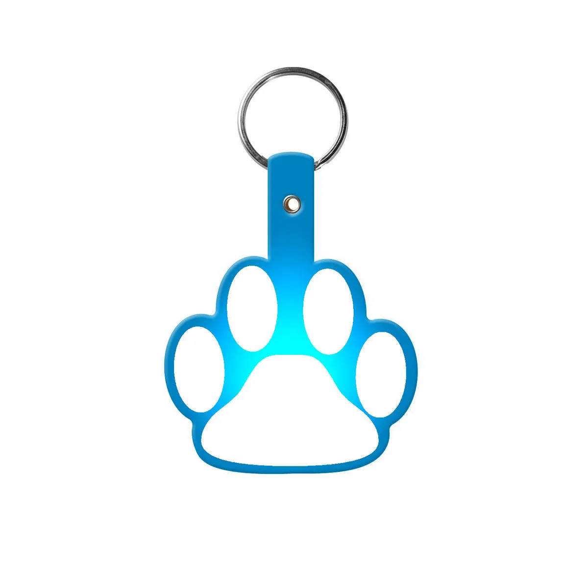 Paw Flexible Key Tag