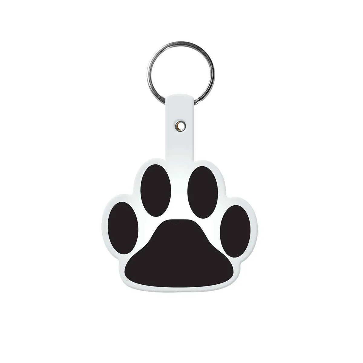 Paw Flexible Key Tag