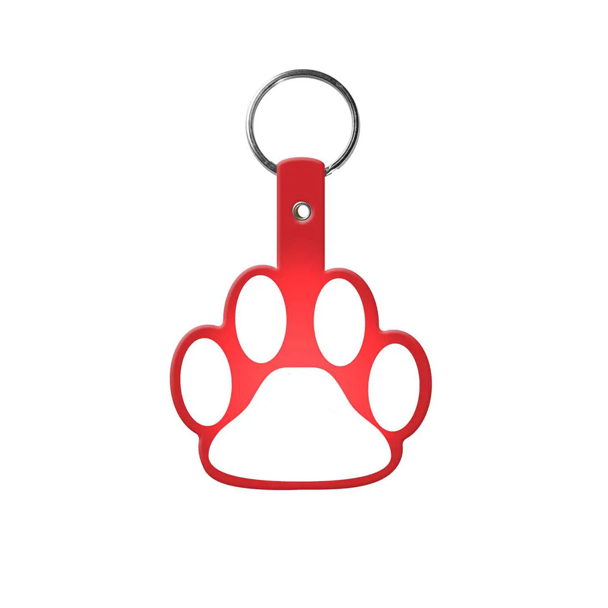 Paw Flexible Key Tag