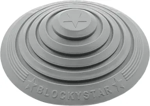 Pekasa Round Door Stopper, Unique Door Stop, Rubber Door Stopper, Door Stoppers for Bottom of Door, Colorful Door Stops, Doorstop for All Types of Floor, Door Stops for Bottom of Door Wedge (Grey)