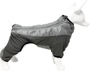 Pet Life Aura-Vent Lightweight 4-Season Stretch and Quick-Dry Full Body Dog Jacket, MD, Grey