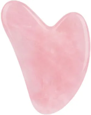 Pink Rose Quartz Jade Massager Roller Gouache Scraper Set Natural Crystal Stone Gua Sha Board Face Tool,type 7