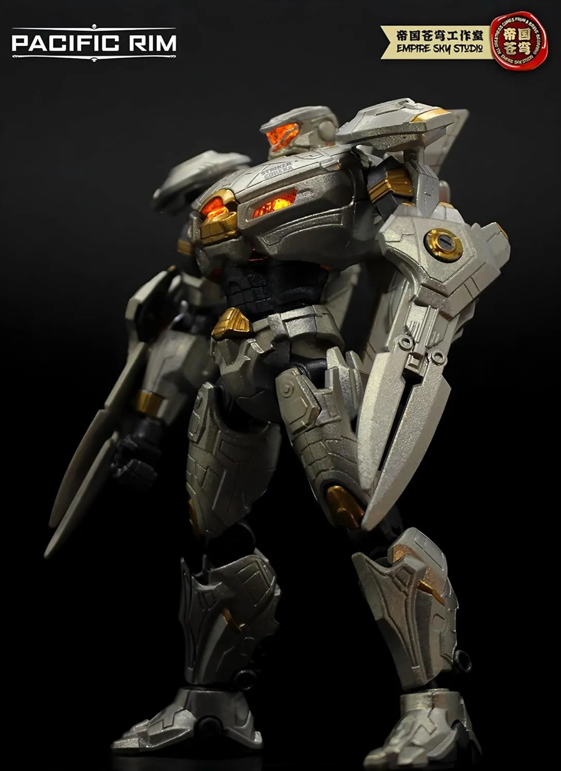 Pipigirl x Empire Sky Studio Pacific Rim Mech Action Figure, Boxed Unique Figure Idea, 5 in Collectible Mecha Action Figures Kits