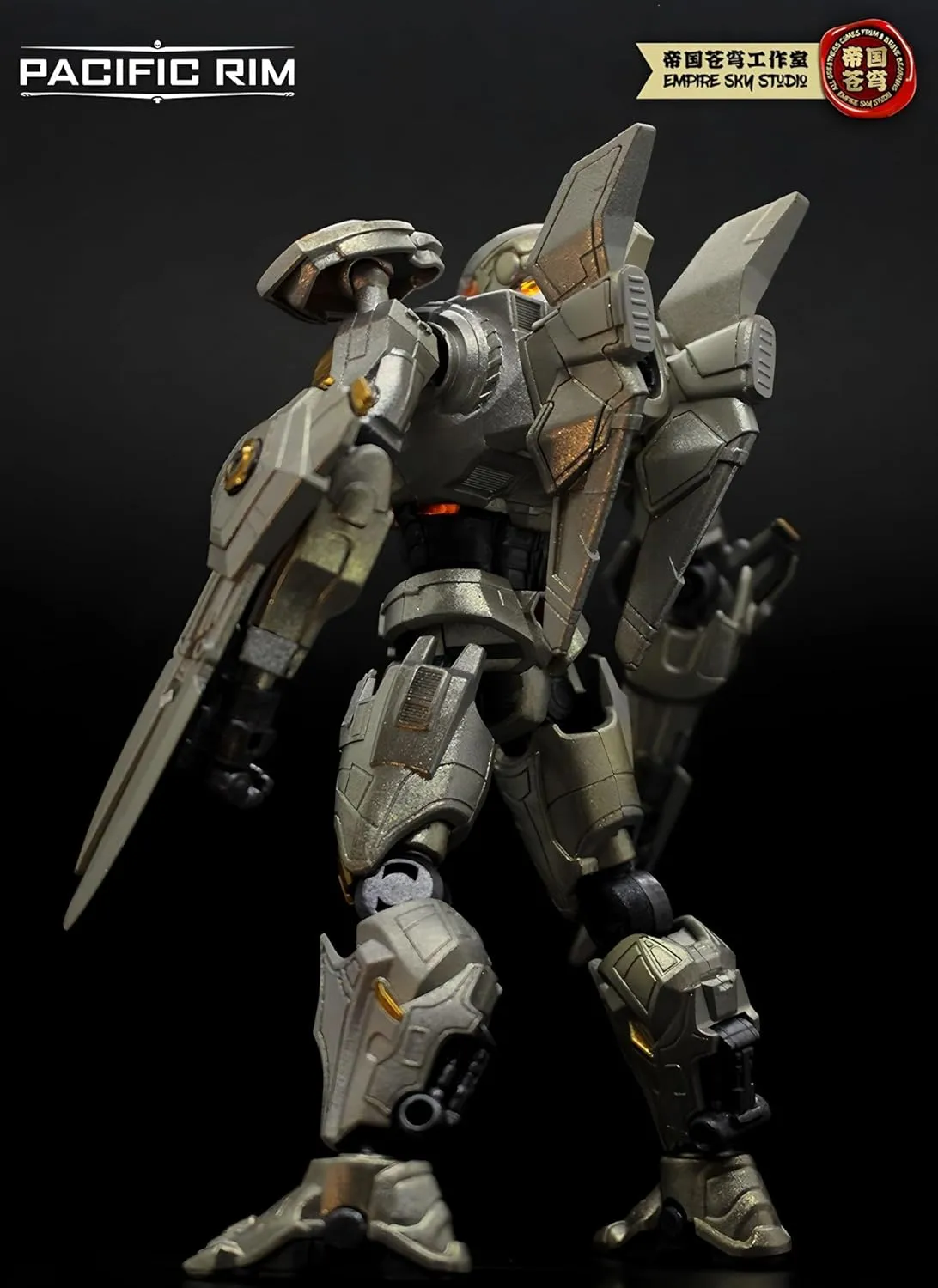 Pipigirl x Empire Sky Studio Pacific Rim Mech Action Figure, Boxed Unique Figure Idea, 5 in Collectible Mecha Action Figures Kits
