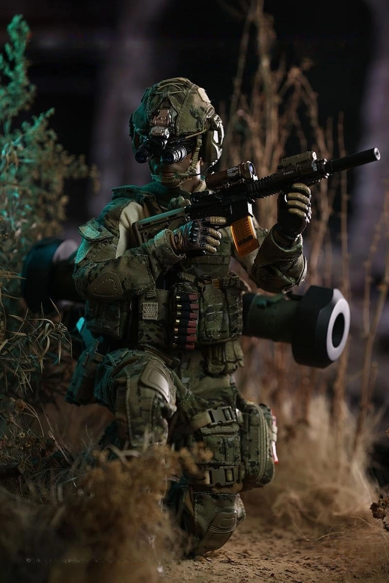 Pipigirl 1/6 Scale 12Inch Special Forces Action Figure, US Army Special Forces Soldier Figure Model, Accessories Collection Military Toys
