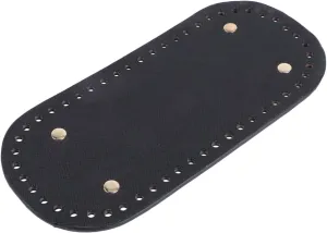 PLAFOPE Base Suort for Handbag Pu Bag Bottom Bottom Shaper Pad DIY Bag Material Black 22x10cm Protect Decorate