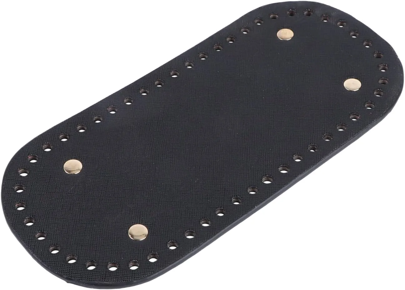 PLAFOPE Base Suort for Handbag Pu Bag Bottom Bottom Shaper Pad DIY Bag Material Black 22x10cm Protect Decorate