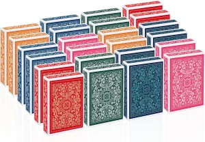Playing Cards Bulk,24 Decks of Cards,24 Pack Poker Cards Set,Standard Playing Cards with a Colorful Gift Box,Suitable Various Fun Card Games for Adults and Seniors, Holiday Presents
